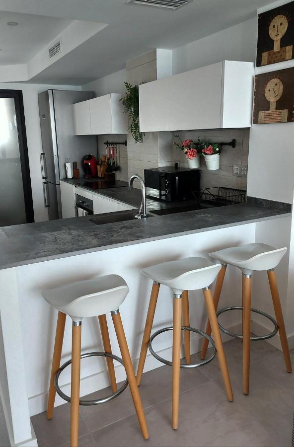 Exclusif Appartement En 1Er Ligne, Vue Imprenable, Piscine, Parking Prive A Playa Mucha Vista, Alicante El Campello Exterior foto